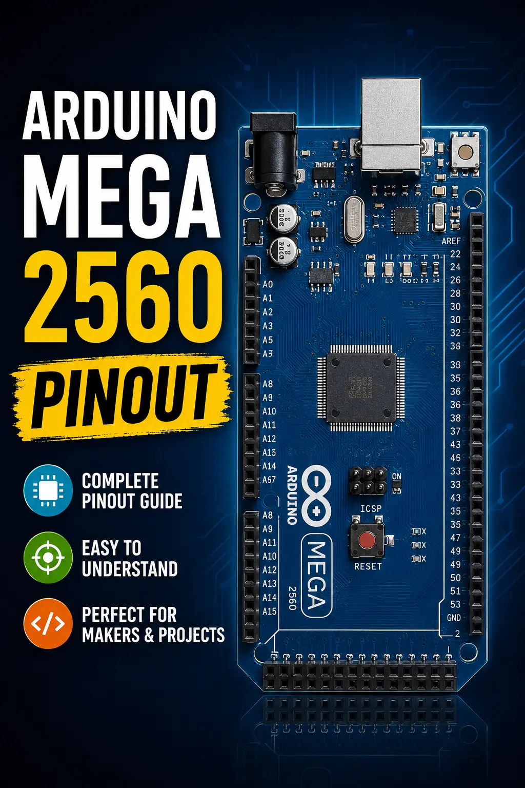 Ultimate Arduino Mega 2560 Pinout Guide: Complete Power & I/O Reference