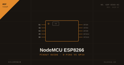 NodeMCU ESP8266 complete Pinout Guide: GPIO Numbers, D-Pins & Boot Pins Explained