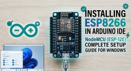 Installing ESP8266 in Arduino IDE: NodeMCU (ESP-12E) Complete Setup Guide for Windows