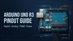Arduino Uno R3 Pinout: Every Pin Explained (Digital, Analog, PWM, Power)