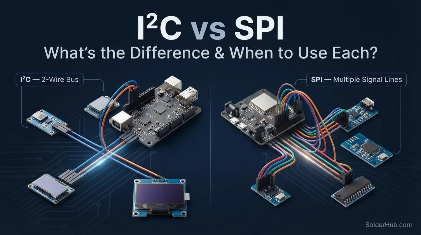 I2C vs SPI: What's the Difference and When to Use Each