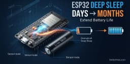 ESP32 Deep Sleep Guide: Extend Battery Life from Days to Months