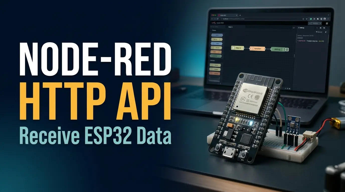 HTTP In Node-RED: Build an API and Receive ESP32 POST Data
