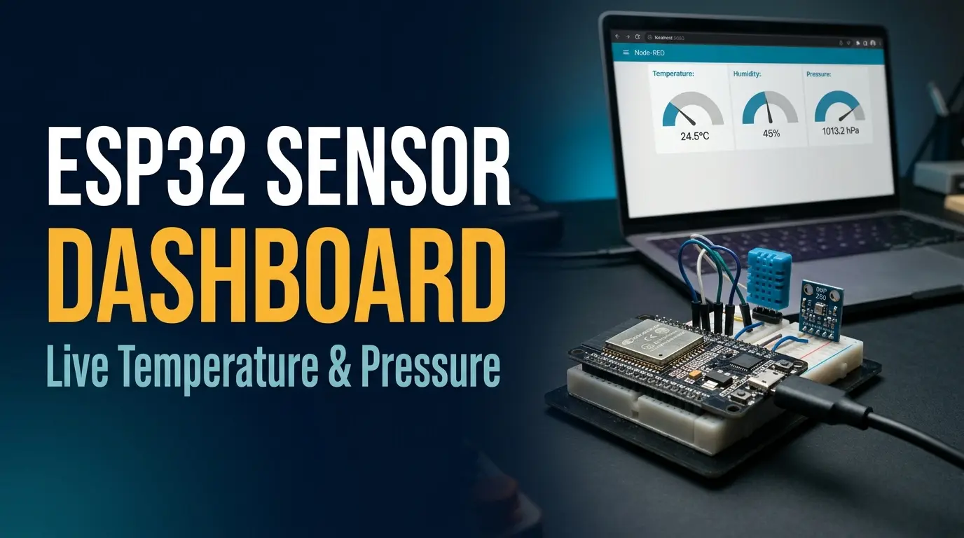 Live DHT11 and BMP280 Dashboard with ESP32 and MQTT